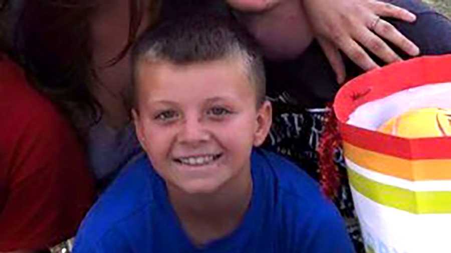 Tyler Trammell-Huston, 9, was died Sunday, Jan. 3, 2016, after being attacked by three dogs, his aunt Laura Badeker said.