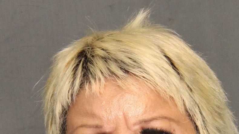 Karen Marie Escobar, 50, of Hayward, was arrested Tuesday on felony charges of threatening school employees, officers said.