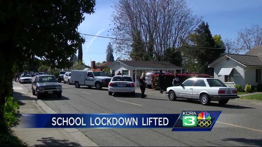 A lockdown at Oakdale and East Stanislaus high schools was lifted Tuesday after a wanted felon was taken into custody near the school following a three-hour standoff, police said.