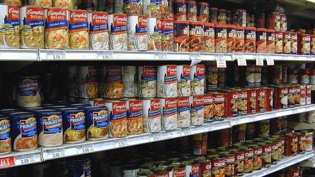 File Photo: Canned food