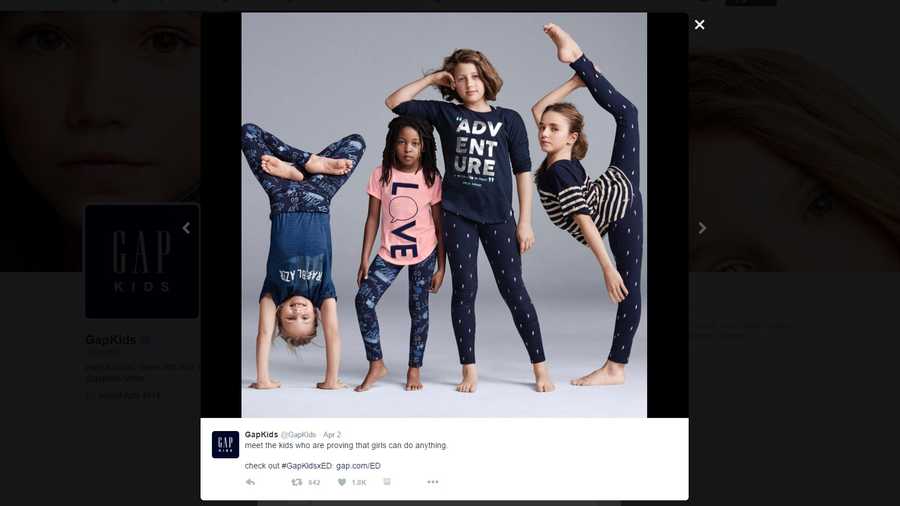 Photo tweeted as part of Gap Kids campaign has led to a debate on race.