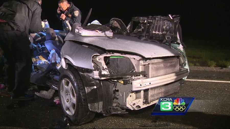 Two women, a teenager and two toddlers were killed in a head-on crash Saturday evening on Highway 12 in Sacramento County, the California Highway Patrol said.