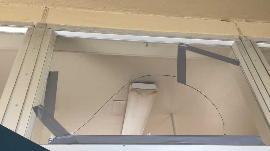 Vandals broke windows at Placer Elementary School during Memorial Day weekend.
