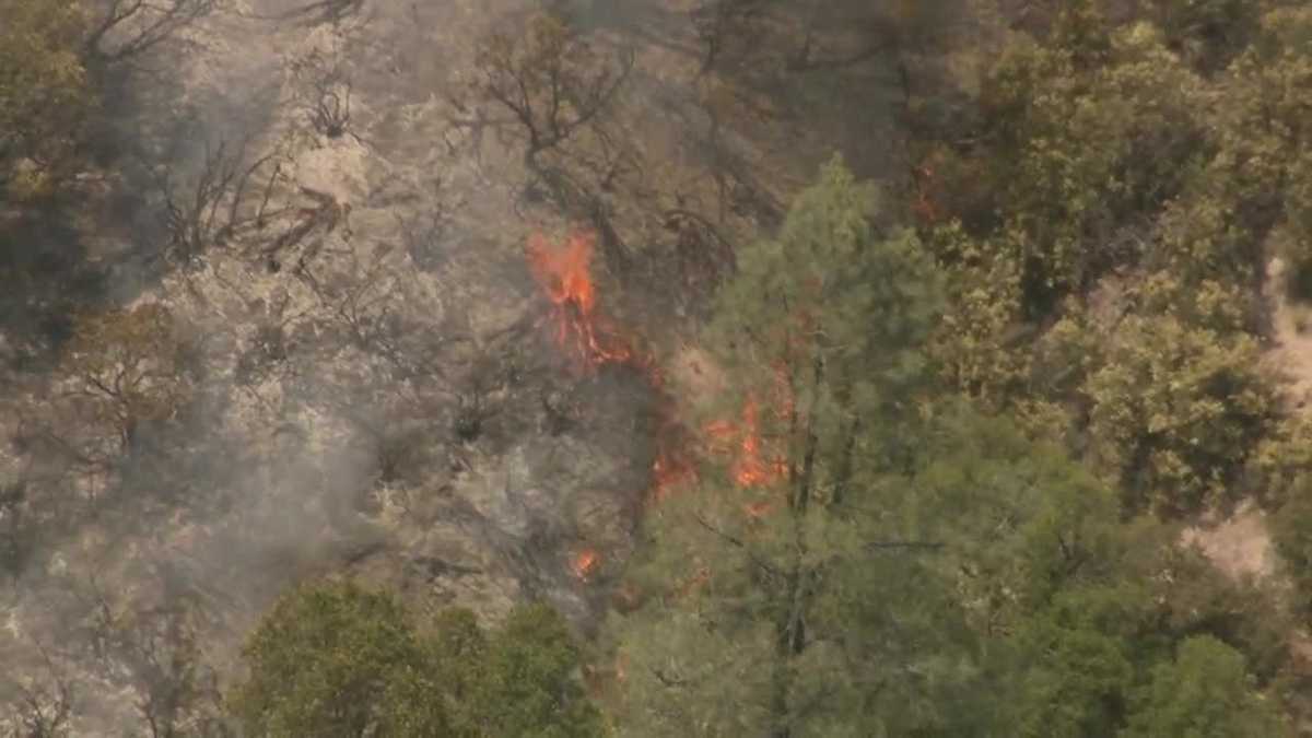 Crews make progress against wildfire burning in El Dorado Co.