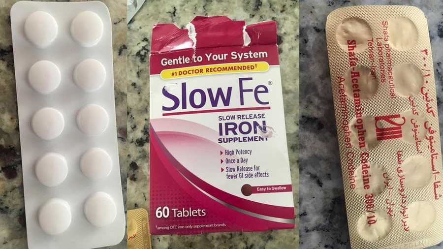 A Folsom family opened a box of Slow Fe iron supplements only to find Codeine inside.