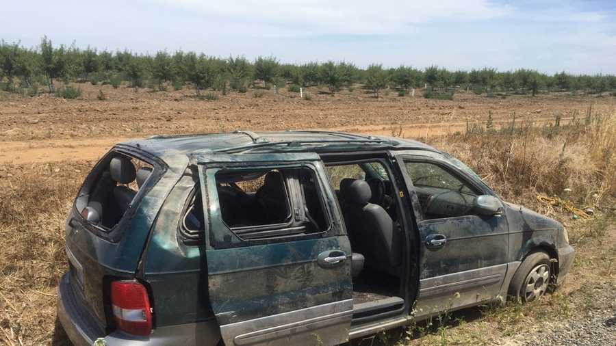 3 children, 2 adults injured in rollover crash in Galt