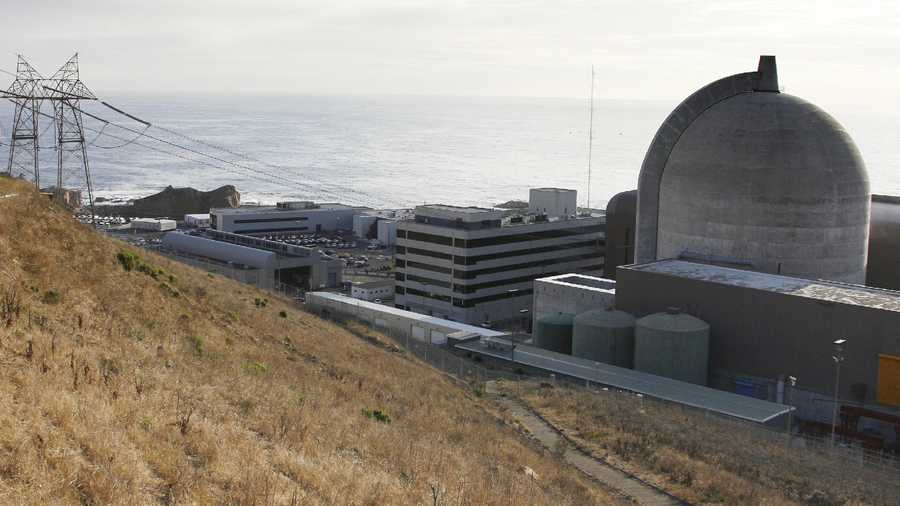 This Monday Nov. 3, 2008 file photo shows one of PG&E's Diablo Canyon Power Plant's nuclear reactors in Avila Beach, Calif.