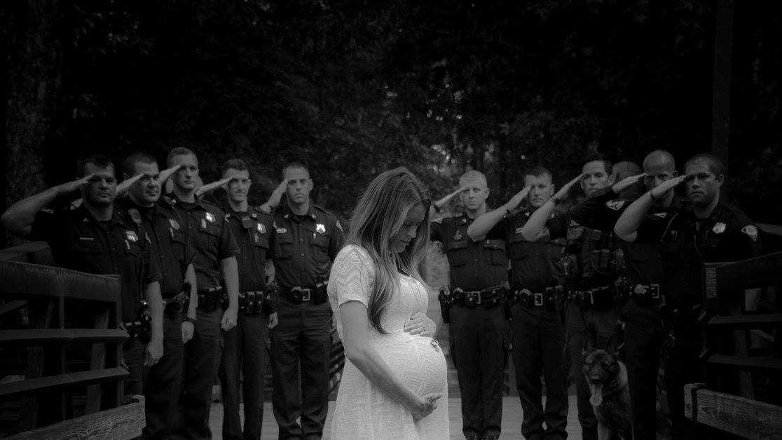 Fallen Officer s Wife Shares Heart wrenching Maternity Pictures