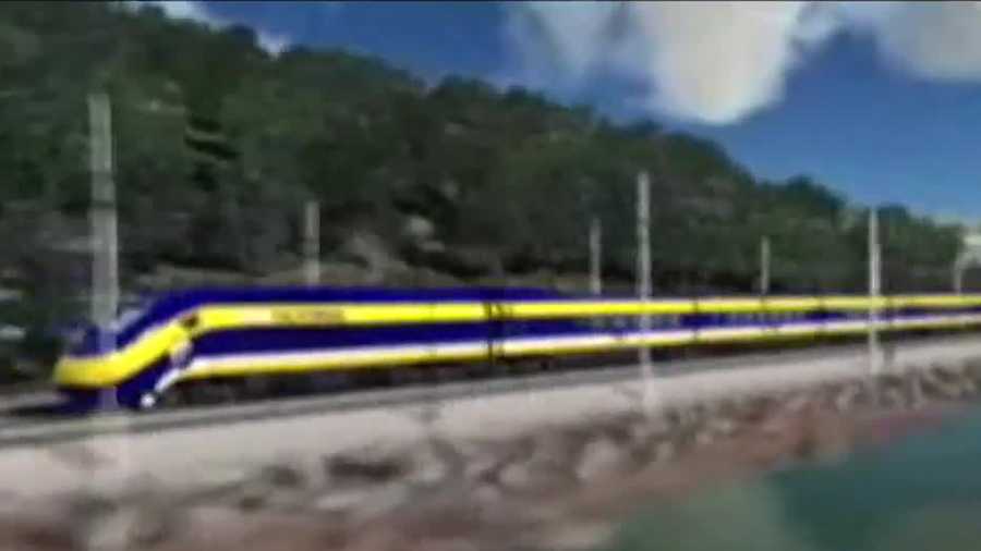 High-speed rail rendering