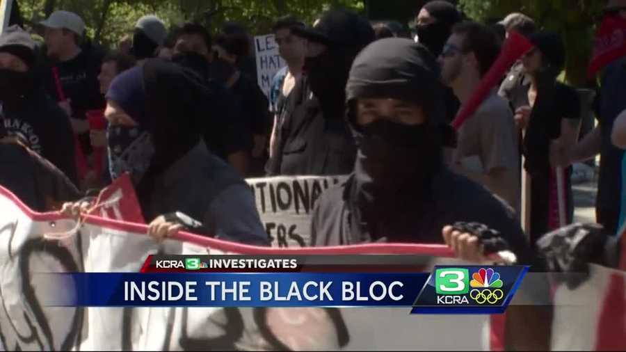 Investigators believe the group “Black Bloc” was behind the violence at the protest held at the state Capitol Sunday. Police said the black scarves and masks make it harder for investigators and victims to identify attackers and vandals.