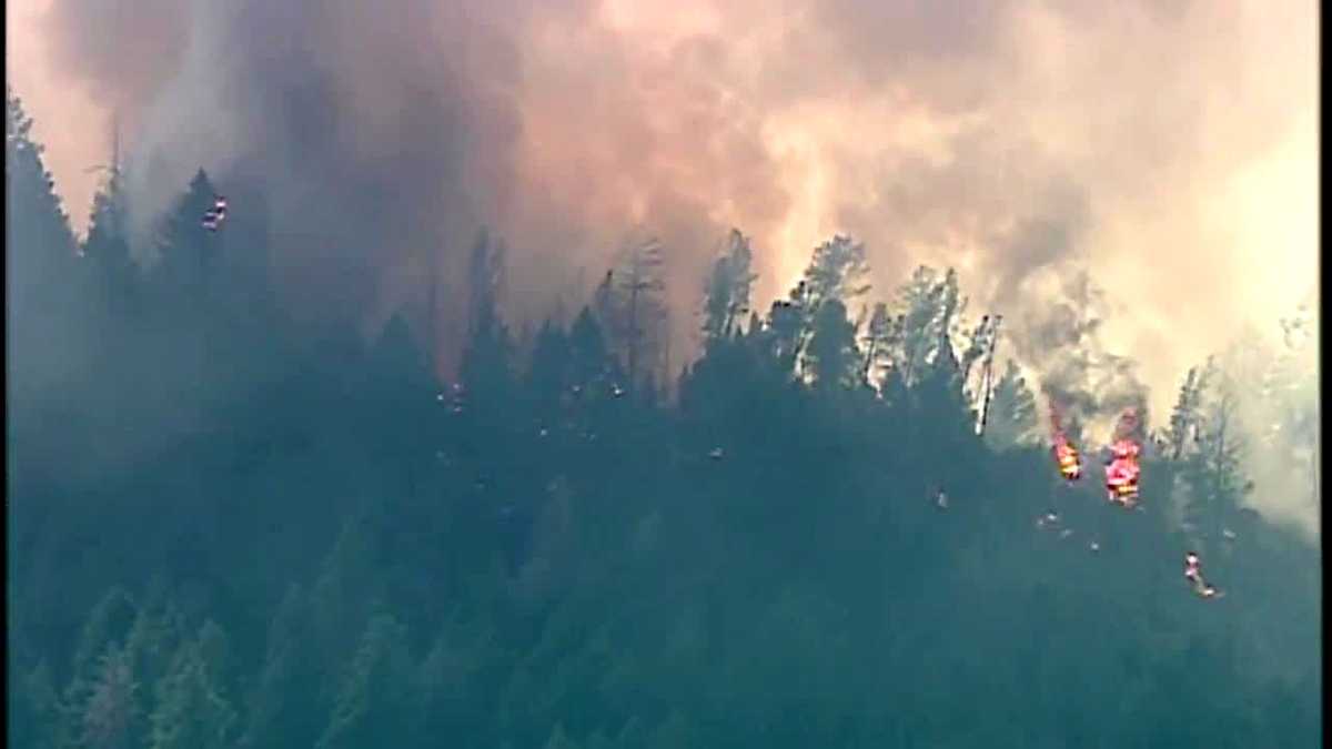 Wildfire expands into El Dorado Co., grows to 2,551 acres