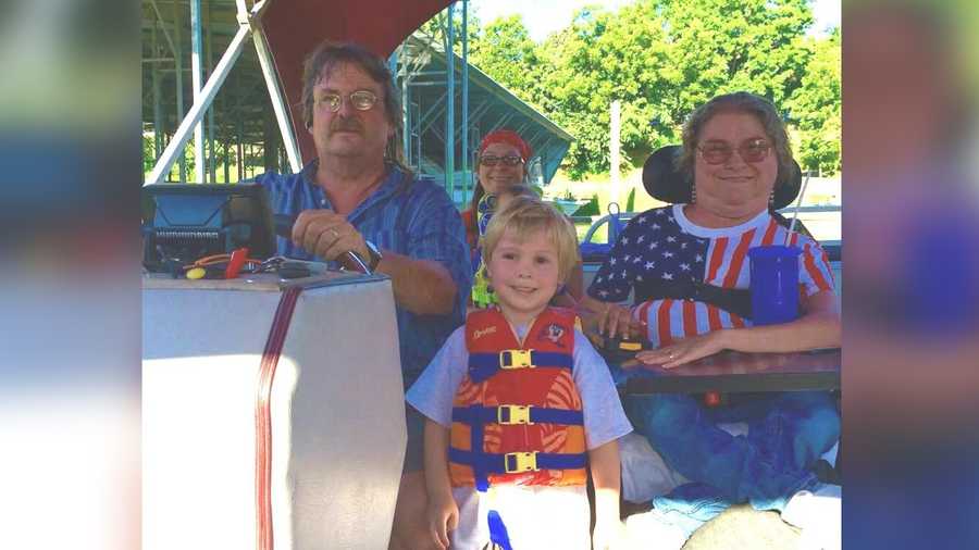 Jacob and Laurie Hoirup celebrate the Fourth of July with their family on the Sacramento River.