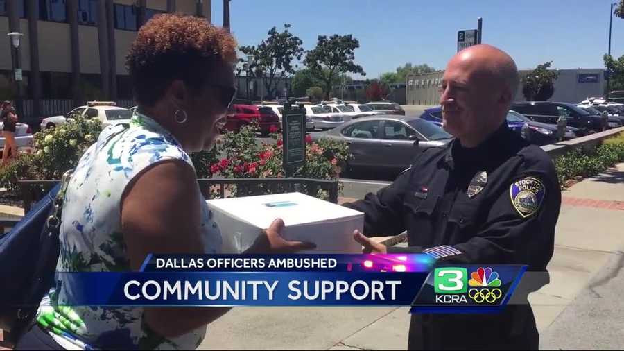 In light of the Dallas shootings, the Stockton Police Department and officers in San Joaquin County remain vigilant., including taking extra safety precautions and the community is showing support.