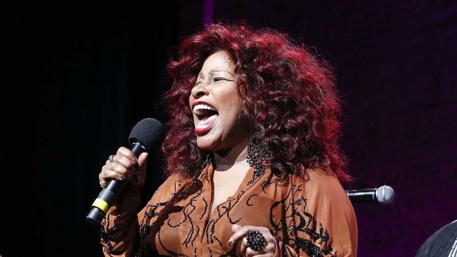 In this Oct. 24, 2014, file photo, Chaka Khan performs at the 13th annual "A Great Night in Harlem" gala concert in New York. Chaka Khan and her sister have both entered a drug rehabilitation program to battle their addiction to prescription drugs. In a statement released, Sunday, July 10, 2016, Khan said she has been battling with an addiction to he same medication that led to Prince’s death last April.
