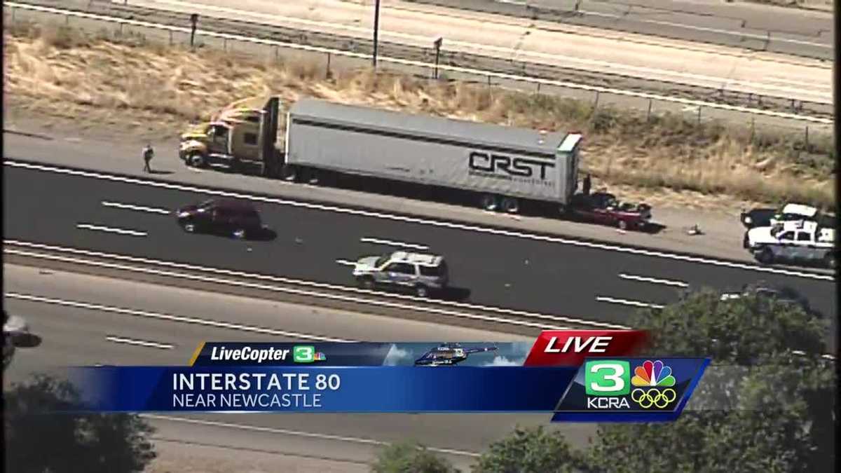 2-vehicle crash turns deadly on WB I-80 in Placer County