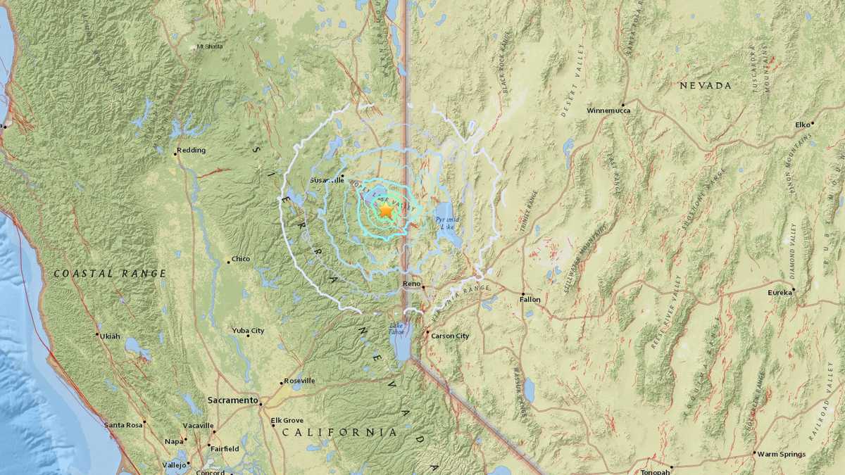4 5 Magnitude Earthquake Hits Susanville Area 4 5 Magnitude Earthquake Hits Susanville Area