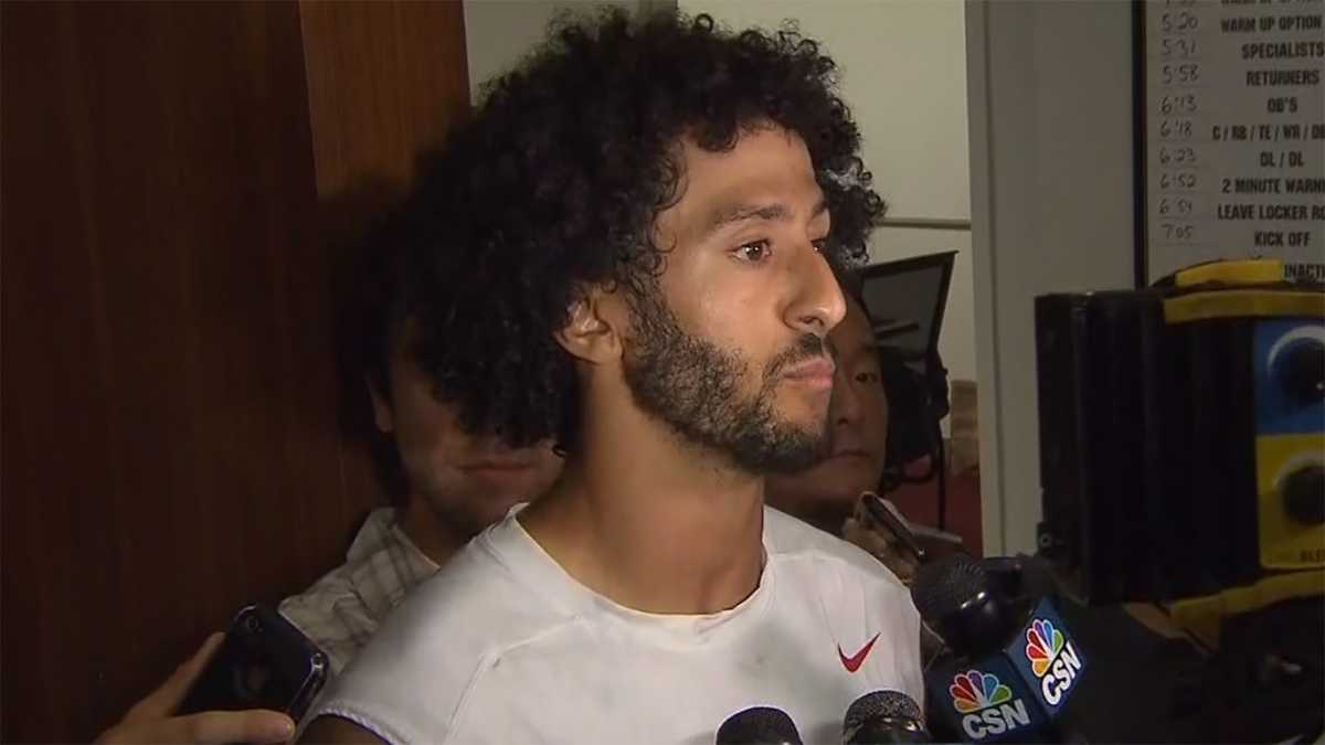 Colin Kaepernick: 'There's nothing that anybody is going to say