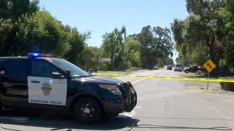 Stockton officers hurt in crash that killed woman