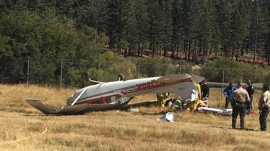 1 injured in South Lake Tahoe plane crash