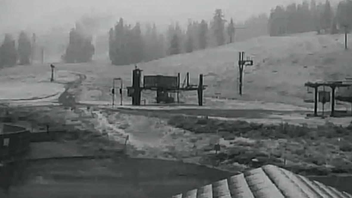 Summer snow Fresh powder falls at Kirkwood