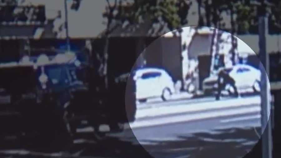 Cellphone video recorded by a witness shows Joseph Mann, 51, walking across Del Paso Boulevard in north Sacramento on July 11, 2016.
