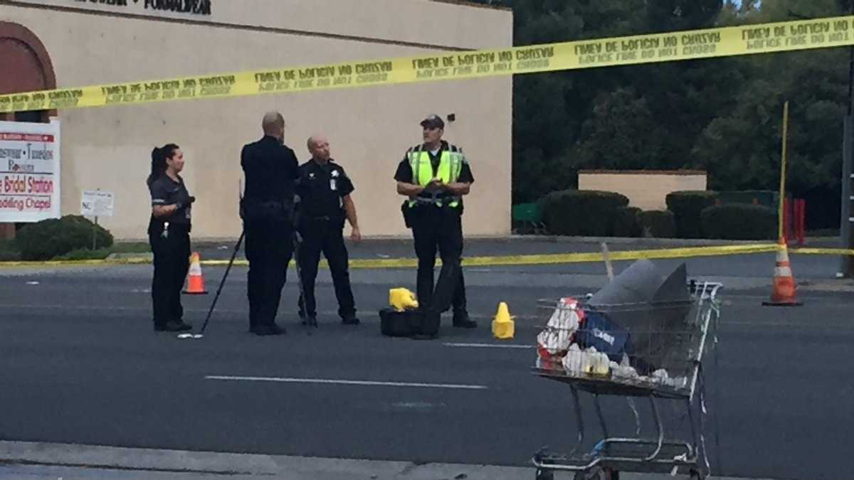 Woman pushing shopping cart hit, killed in Modesto