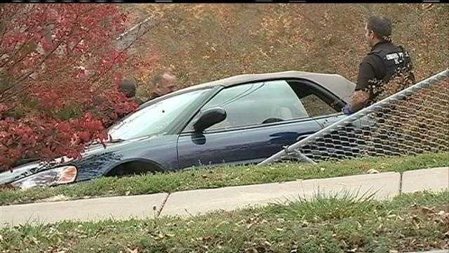 Offices on the lookout for a stolen Chrysler Sebring spotted it near 50th Street and Ames Avenue on Tuesday.