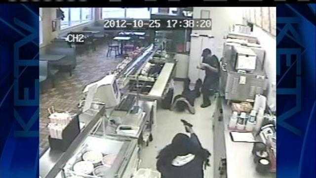 Omaha police need help catching the gunman who robbed the Subway at 108th and M streets on Oct. 25.