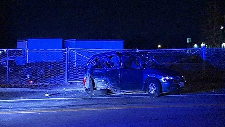 Photos: 1 injured in Saturday morning crash