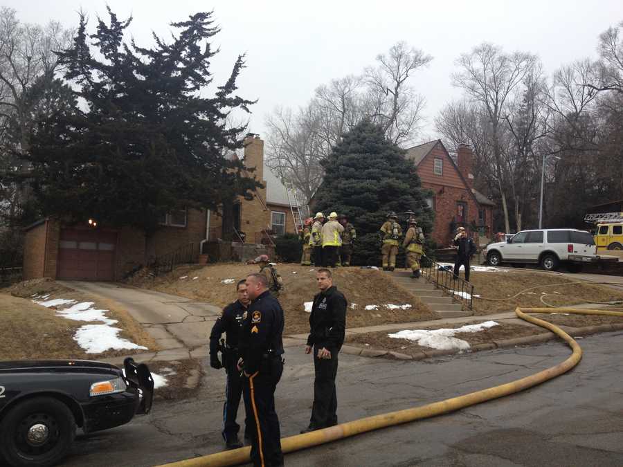 Photos North Omaha house fire