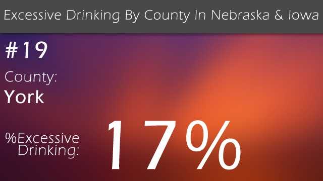 Data: Which NE and IA counties have the heaviest drinkers?