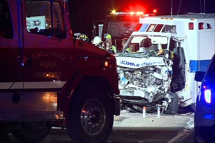 Photos: Cass Co. Ambulance crash