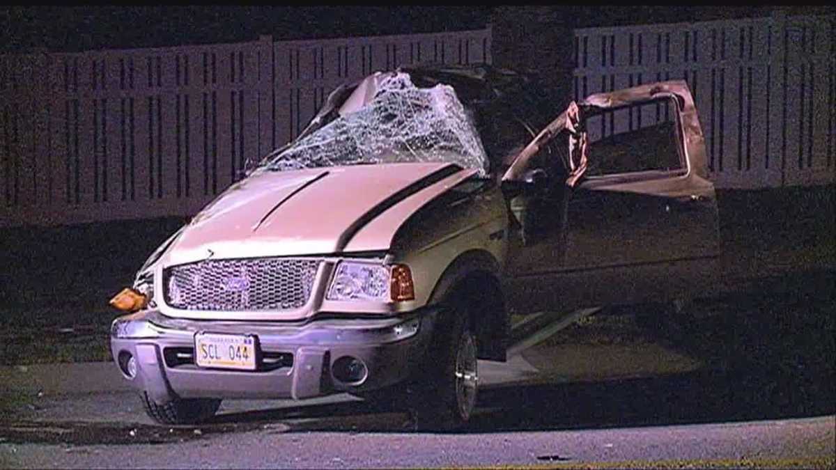 Driver rolls vehicle overnight
