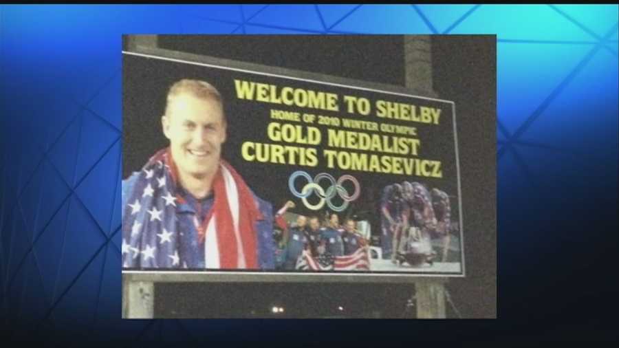 Olympic gold medalist and Nebraska native Curt Tomasevicz is training for Sochi with a huge showing of support from his home state.