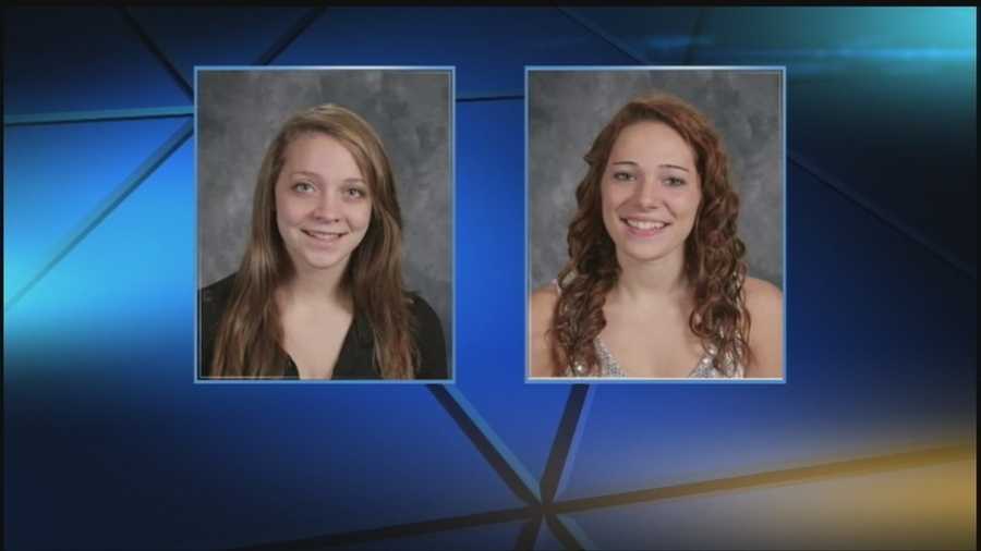 Two teenage girls were killed in a head-on crash Sunday in Cass County.