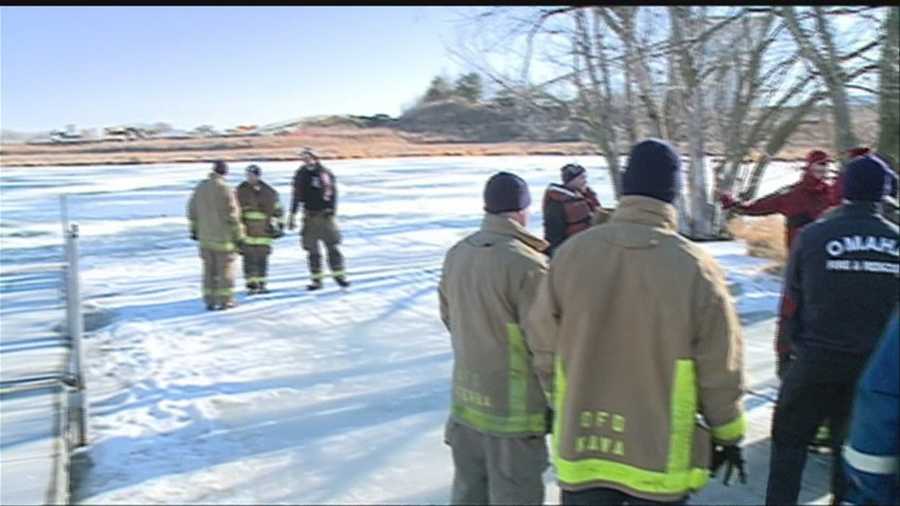 Local fire crews team up this weekend to make sure that they are prepared for when the call goes out to rescue somebody from icy waters.