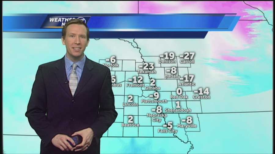 Frigid wind chills are back this morning, though we will see our "warmest" temperatures of the week later today. Meteorologist Matt Serwe has your latest cold and snowy Weather Now forecast.