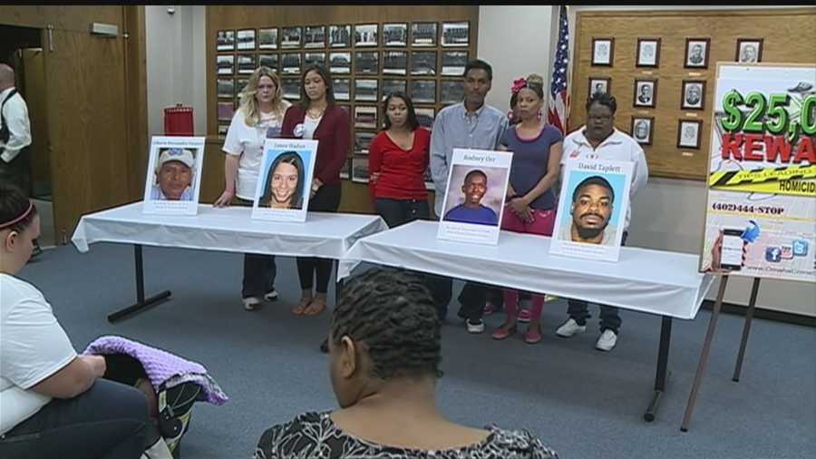 Families who lost their loved ones are hoping an increase in Crime Stoppers rewards will help solve their loved one's murder.