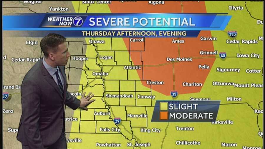 More strong to severe storms are possible Thursday afternoon. Meteorologist Matt Serwe takes you through the day hour by hour in his Weather Now forecast.