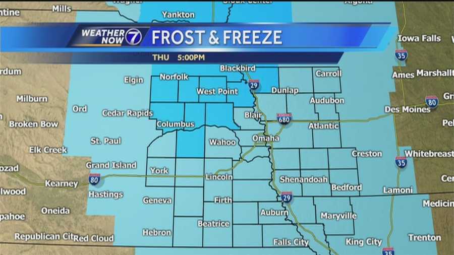 Frost Advisory (yes, we said Frost Advisory) in effect