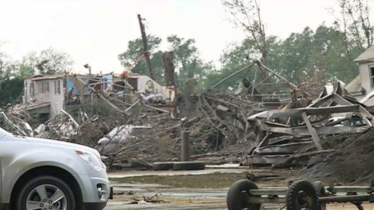 Photos Tornado damage in Pilger