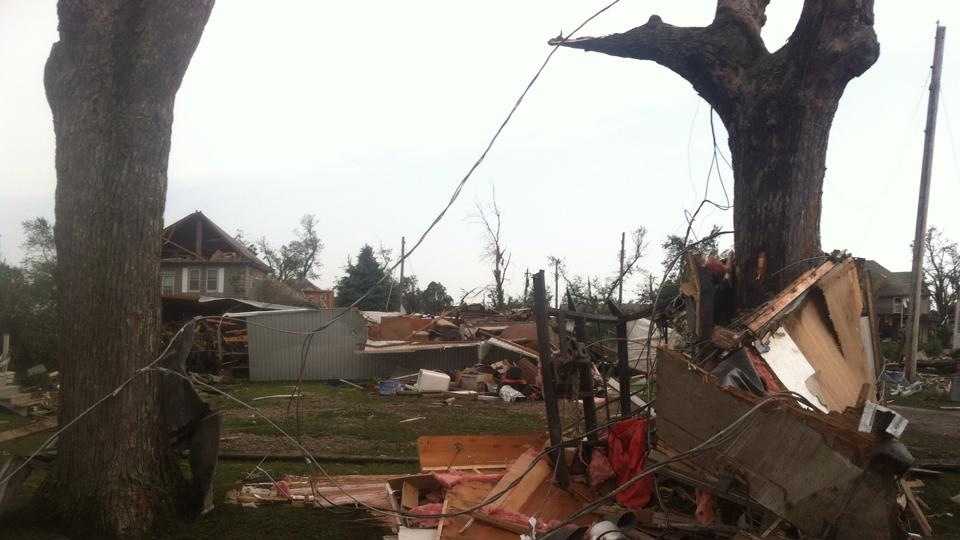Photos Tornado damage in Pilger