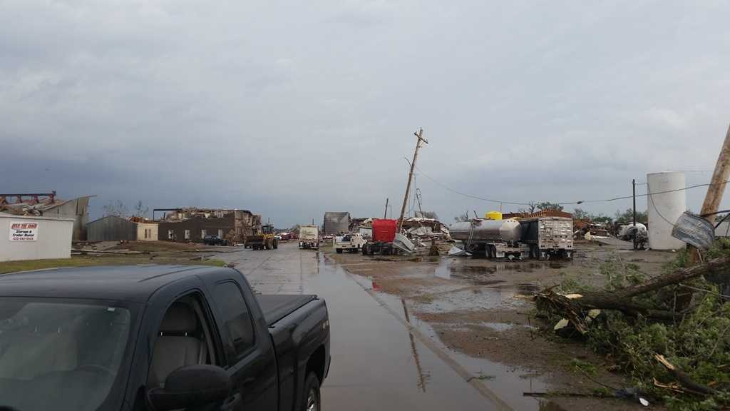 Photos Tornado damage in Pilger