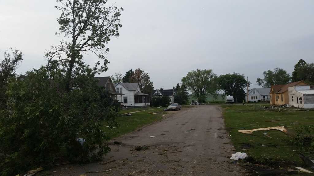 Photos Tornado damage in Pilger