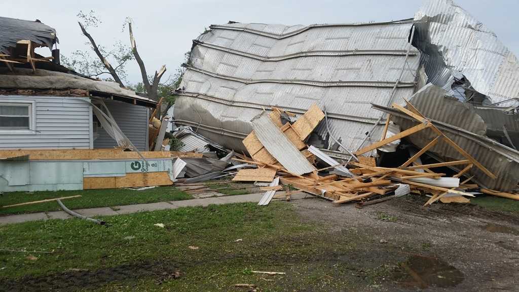 Photos Tornado damage in Pilger
