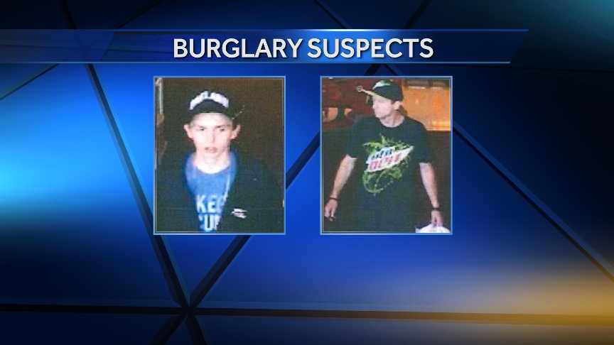 Burglary Suspects Wanted