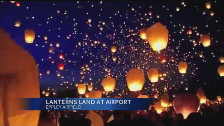 Traditional fireworks that light up the sky are of no concern for Eppley Airfield.  Instead, they worry about the kind you light and let float away.