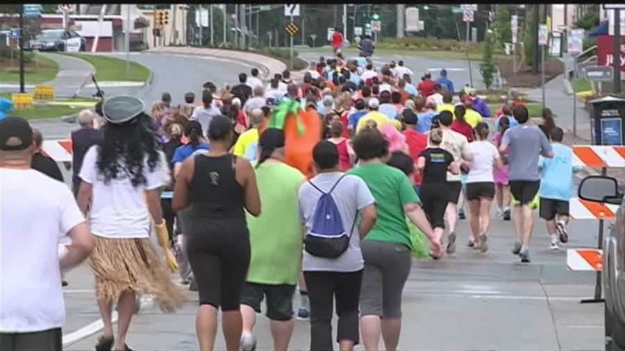Neither rain nor power outages were enough to keep runners away from Benson's new "The Indie" running event.