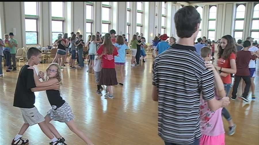 Over 200 kids strut their stuff at a week long ballroom dance camp.