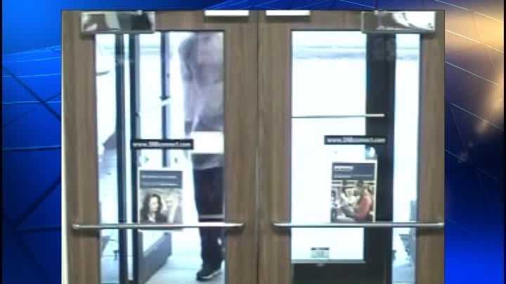 Video showing suspect robbing Security National Bank